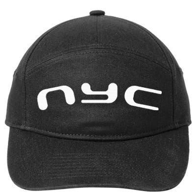 Nyc Retro Futurism 7-Panel Snapback Hat