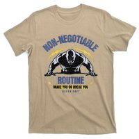 Nonnegotiable Routine Fitness Tees With Sayingsgym Tees Premium T-Shirt