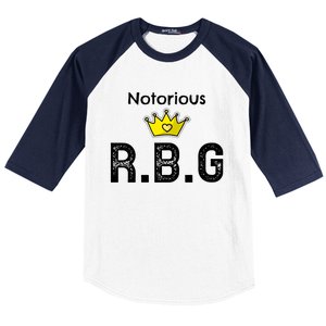 Notorious Rbg Feminism Equal Rights Power Cool Gift Baseball Sleeve Shirt