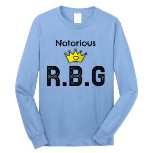 Notorious Rbg Feminism Equal Rights Power Cool Gift Long Sleeve Shirt