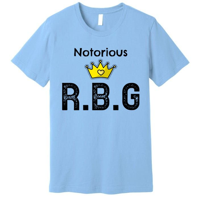 Notorious Rbg Feminism Equal Rights Power Cool Gift Premium T-Shirt