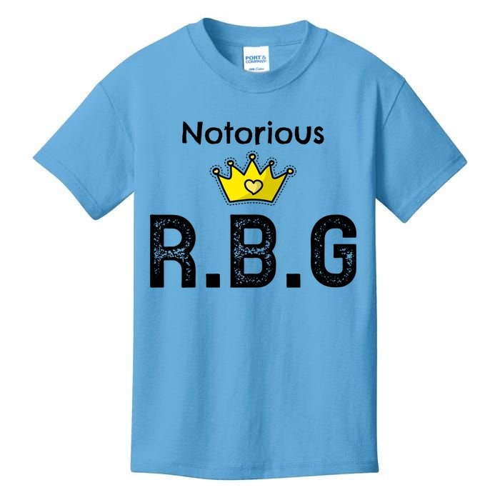 Notorious Rbg Feminism Equal Rights Power Cool Gift Kids T-Shirt