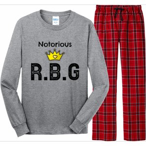 Notorious Rbg Feminism Equal Rights Power Cool Gift Long Sleeve Pajama Set