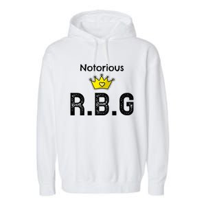 Notorious Rbg Feminism Equal Rights Power Cool Gift Garment-Dyed Fleece Hoodie