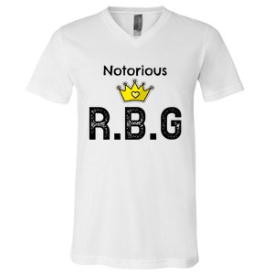 Notorious Rbg Feminism Equal Rights Power Cool Gift V-Neck T-Shirt