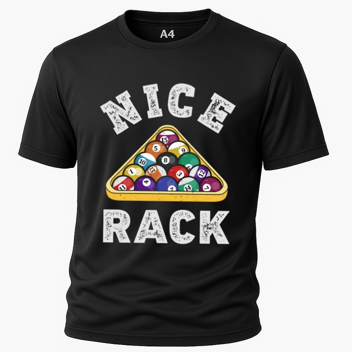 Nice Rack Funny Billiards Player Vintage Pool Triangle Balls Cute Gift Performance Shirt