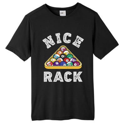 Nice Rack Funny Billiards Player Vintage Pool Triangle Balls Cute Gift Tall Fusion ChromaSoft Performance T-Shirt