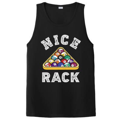 Nice Rack Funny Billiards Player Vintage Pool Triangle Balls Cute Gift PosiCharge Competitor Tank