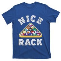 Nice Rack Funny Billiards Player Vintage Pool Triangle Balls Cute Gift T-Shirt