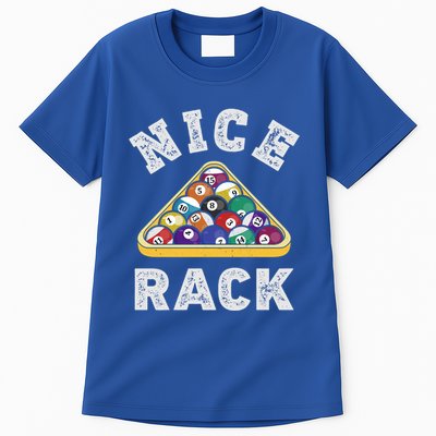 Nice Rack Funny Billiards Player Vintage Pool Triangle Balls Cute Gift Tall T-Shirt
