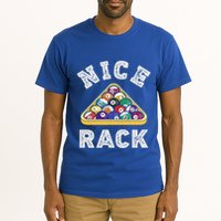 Nice Rack Funny Billiards Player Vintage Pool Triangle Balls Cute Gift Tall T-Shirt