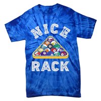 Nice Rack Funny Billiards Player Vintage Pool Triangle Balls Cute Gift Tie-Dye T-Shirt