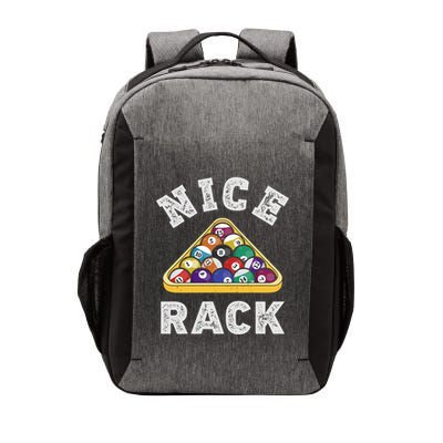 Nice Rack Funny Billiards Player Vintage Pool Triangle Balls Cute Gift Vector Backpack
