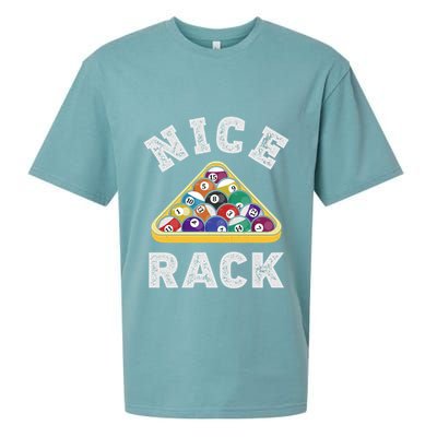 Nice Rack Funny Billiards Player Vintage Pool Triangle Balls Cute Gift Sueded Cloud Jersey T-Shirt