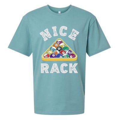 Nice Rack Funny Billiards Player Vintage Pool Triangle Balls Cute Gift Sueded Cloud Jersey T-Shirt