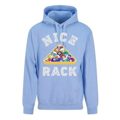 Nice Rack Funny Billiards Player Vintage Pool Triangle Balls Cute Gift Unisex Surf Hoodie