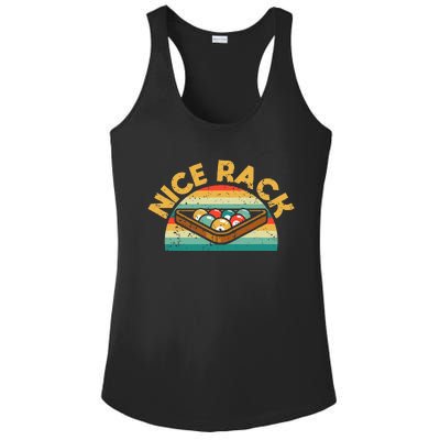 Nice Rack Funny Billiards Player Vintage Pool Balls Billiard Ladies PosiCharge Competitor Racerback Tank