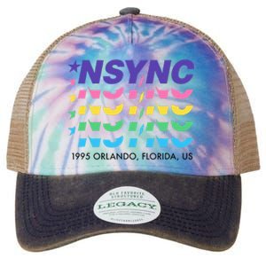 N.S.Y.N.C Retro Falling Wavy Logo Legacy Tie Dye Trucker Hat