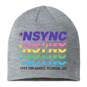 N.S.Y.N.C Retro Falling Wavy Logo Sustainable Beanie