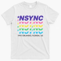N.S.Y.N.C Retro Falling Wavy Logo T-Shirt