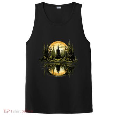 Nature Reflection Forest Trees Outdoor Wildlife PosiCharge Competitor Tank