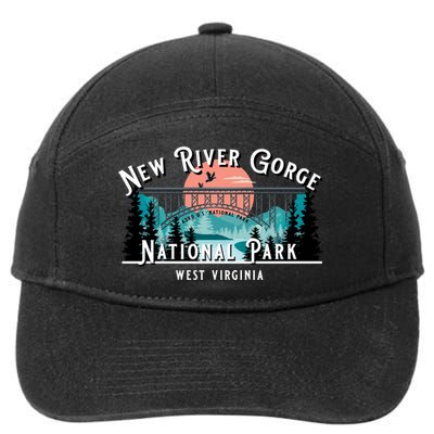 New River Gorge National Park West Virginia USA Souvenir 7-Panel Snapback Hat