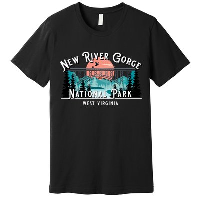 New River Gorge National Park West Virginia USA Souvenir Premium T-Shirt