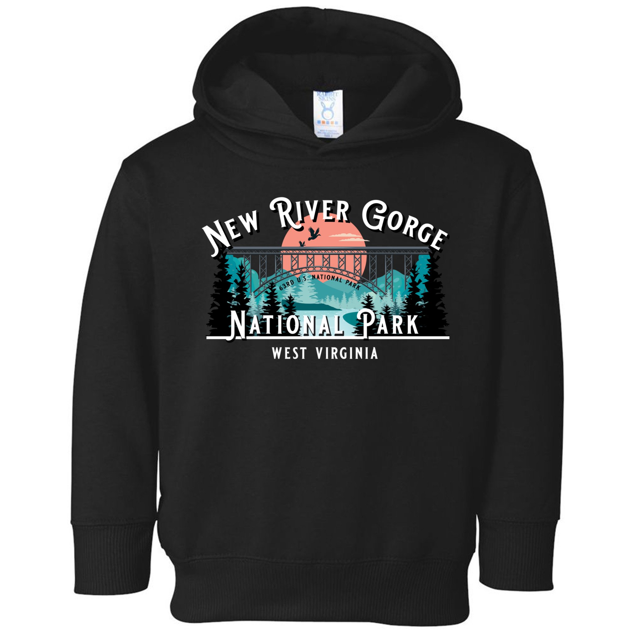 New River Gorge National Park West Virginia USA Souvenir Toddler Hoodie