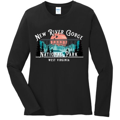 New River Gorge National Park West Virginia USA Souvenir Ladies Long Sleeve Shirt