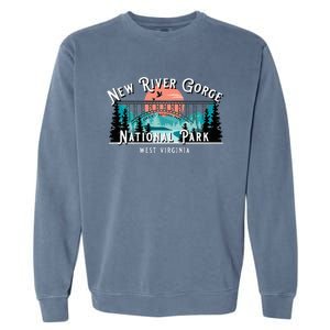 New River Gorge National Park West Virginia Usa Souvenir Garment-Dyed Sweatshirt