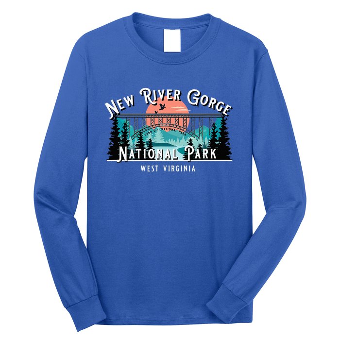 New River Gorge National Park West Virginia Usa Souvenir Long Sleeve Shirt