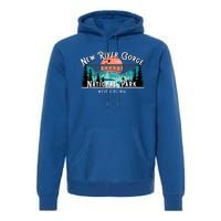 New River Gorge National Park West Virginia Usa Souvenir Premium Hoodie