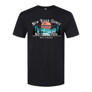 New River Gorge National Park West Virginia Usa Souvenir Softstyle CVC T-Shirt