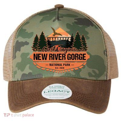 New River Gorge National Park West Virginia Hiking Souvenir Legacy Tie Dye Trucker Hat