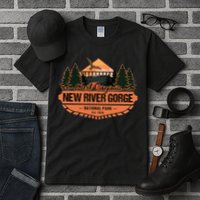 New River Gorge National Park West Virginia Hiking Souvenir Tall T-Shirt