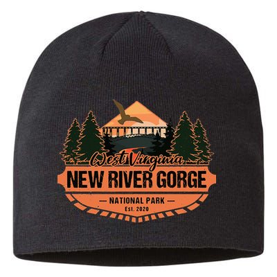 New River Gorge National Park West Virginia Hiking Souvenir Sustainable Beanie