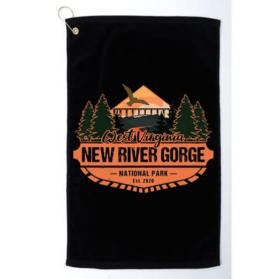 New River Gorge National Park West Virginia Hiking Souvenir Golf Towel