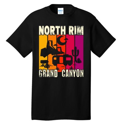 North Rim Grand Canyon Camping Tall T-Shirt