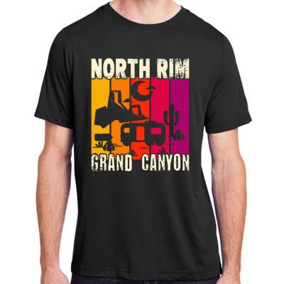 North Rim Grand Canyon Camping Adult ChromaSoft Performance T-Shirt