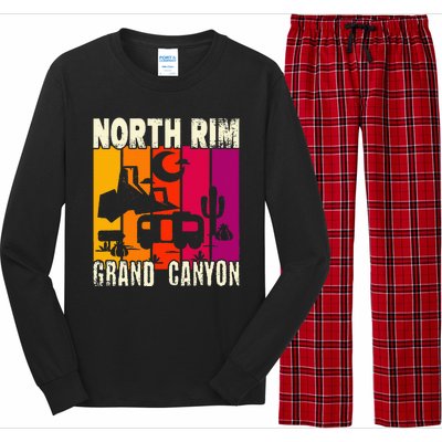 North Rim Grand Canyon Camping Long Sleeve Pajama Set