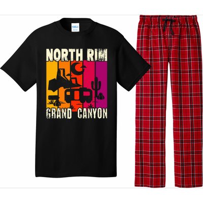 North Rim Grand Canyon Camping Pajama Set