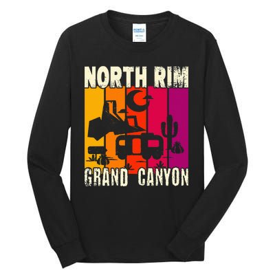 North Rim Grand Canyon Camping Tall Long Sleeve T-Shirt