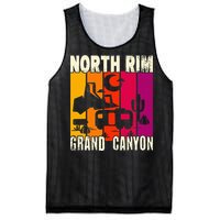 North Rim Grand Canyon Camping Mesh Reversible Basketball Jersey Tank