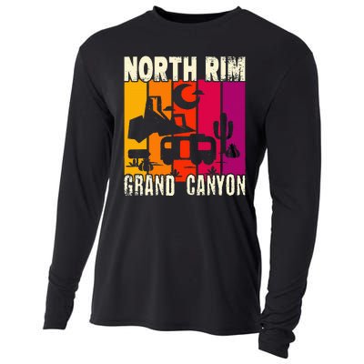 North Rim Grand Canyon Camping Cooling Performance Long Sleeve Crew