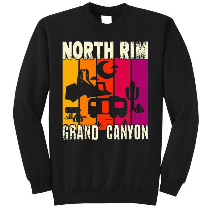 North Rim Grand Canyon Camping Tall Sweatshirt