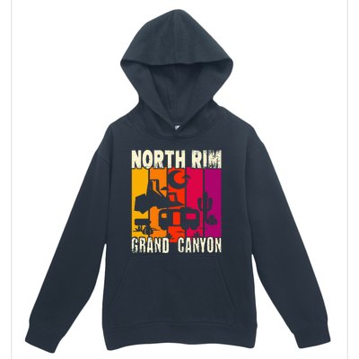 North Rim Grand Canyon Camping Urban Pullover Hoodie