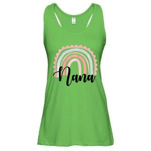 Nana Rainbow Grandma Christmas Mother's Day Ladies Essential Flowy Tank