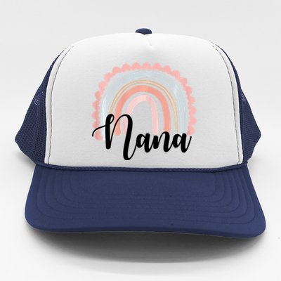 Nana Rainbow Grandma Christmas Mother's Day Trucker Hat