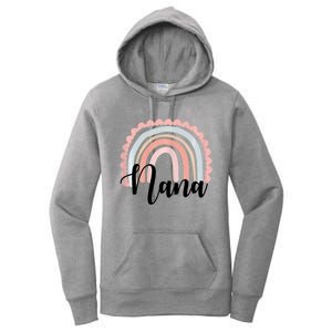 Nana Rainbow Grandma Christmas Mother's Day Women's Pullover Hoodie