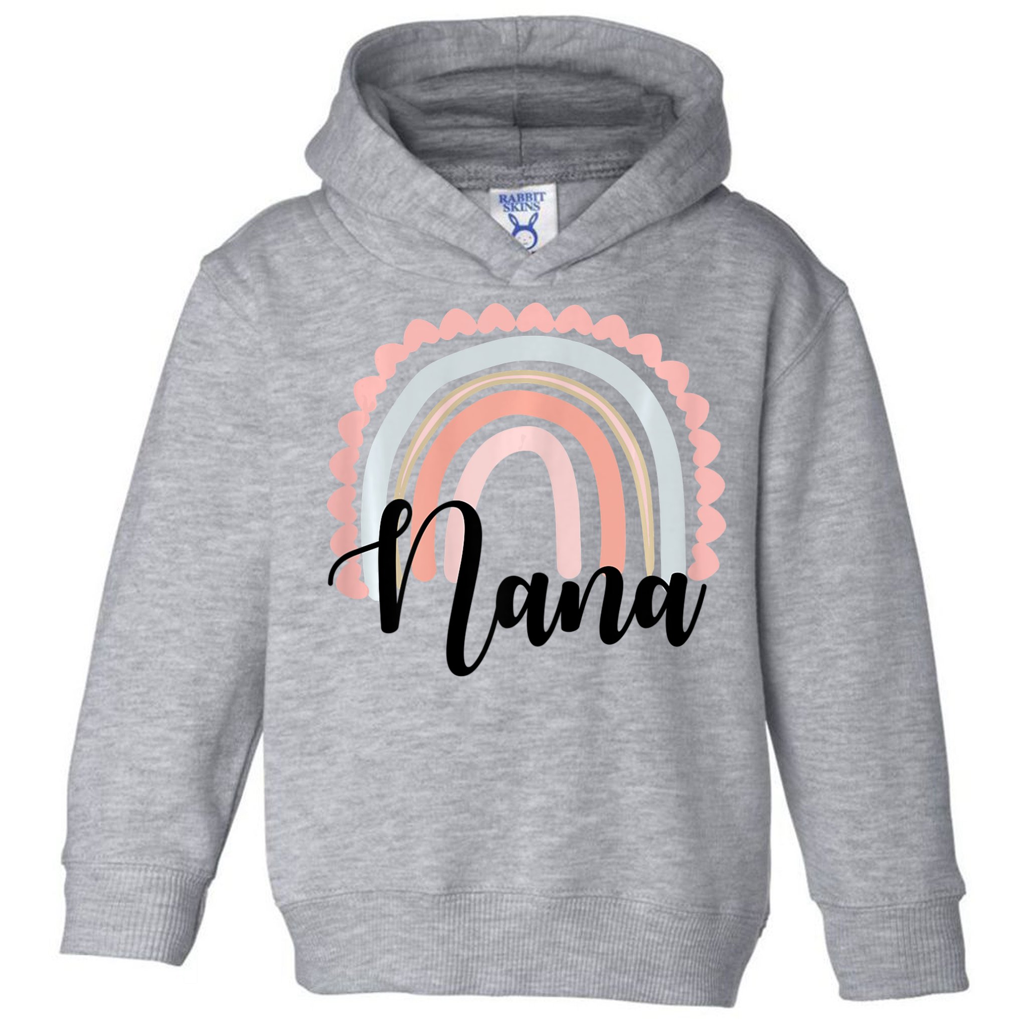 Nana Rainbow Grandma Christmas Mother's Day Toddler Hoodie